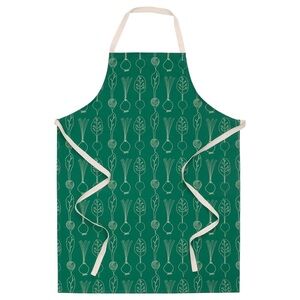 IKEA Green Vegetable Pattern Apron